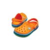 Crocband Rainbow Band Clogs «Orange Blau»