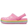 Crocband Rainbow Glitter Clogs «Pink»