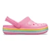 Crocband Rainbow Glitter Clogs «Pink»