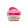Crocband Rainbow Glitter Clogs «Pink»
