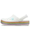 Crocband Rainbow Schuhe «Weiss Multicolor»