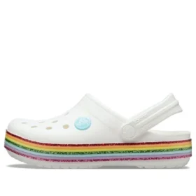Crocband Rainbow Schuhe «Weiss Multicolor»