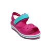 Crocband-Sandalen mit Riemenverschluss «Pink Blue»