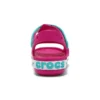 Crocband-Sandalen mit Riemenverschluss «Pink Blue»