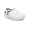 Crocs Classic Clogs für Kinder, Sportsandalen «White Grey»