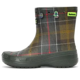 Crocs x Barbour Classic Stiefel «Olive Plaid»