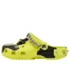Crocs x MCM Clogs mit Camouflage-Print «Neon Yellow»