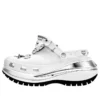 Crocs x MCM Mega Crush Clogs «White Silver»