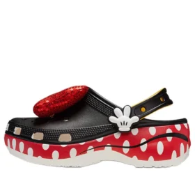 Crocs x Minnie Mouse Classic Platform Clog «Schwarz Rot Weiss»