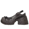 Crocs x Simon Rocha Ballerina-Plateausandalen «Espresso»