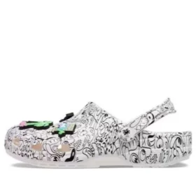 Crocs x Steven Harrington Classic Clogs «Quickstrike – Weiss Schwarz»