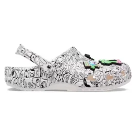 Crocs x Steven Harrington Classic Clogs «Quickstrike – Weiss Schwarz»