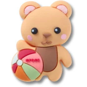 «Cutie Beach Bear» Jibbitz-Anstecker