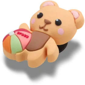 «Cutie Beach Bear» Jibbitz-Anstecker