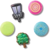 Disc-Golf-5er-Pack Jibbitz-Anstecker Disc-Golf-5er-Pack Jibbitz-Anstecker