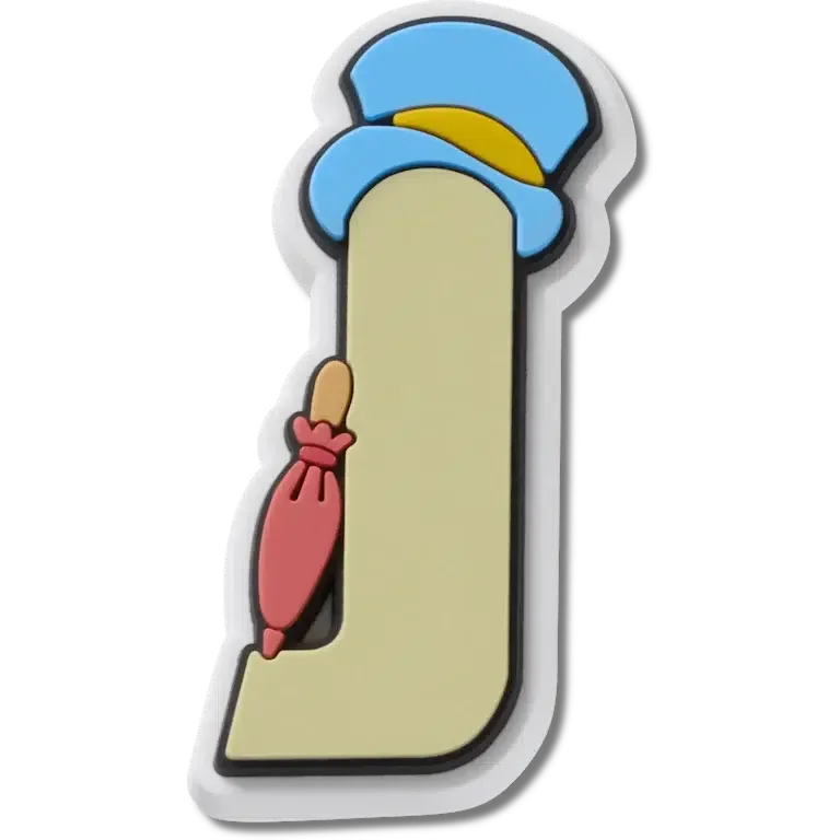 Disney-Figuren-Buchstabe J Jibbitz™-Anstecker Disney-Figuren-Buchstabe J Jibbitz™-Anstecker