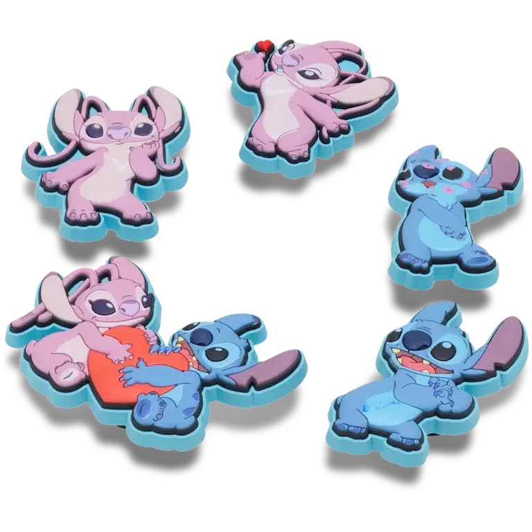 Disney Stitch & Angel 5er-Pack Jibbitz-Schuhanhänger Disney Stitch & Angel 5er-Pack Jibbitz-Schuhanhänger