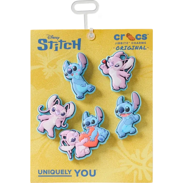Disney Stitch & Angel 5er-Pack Jibbitz-Schuhanhänger Disney Stitch & Angel 5er-Pack Jibbitz-Schuhanhänger