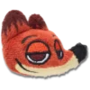 Disney Zootopia 2 Nick Wilde Plüsch-Schuhanhänger Disney Zootopia 2 Nick Wilde Plüsch-Schuhanhänger