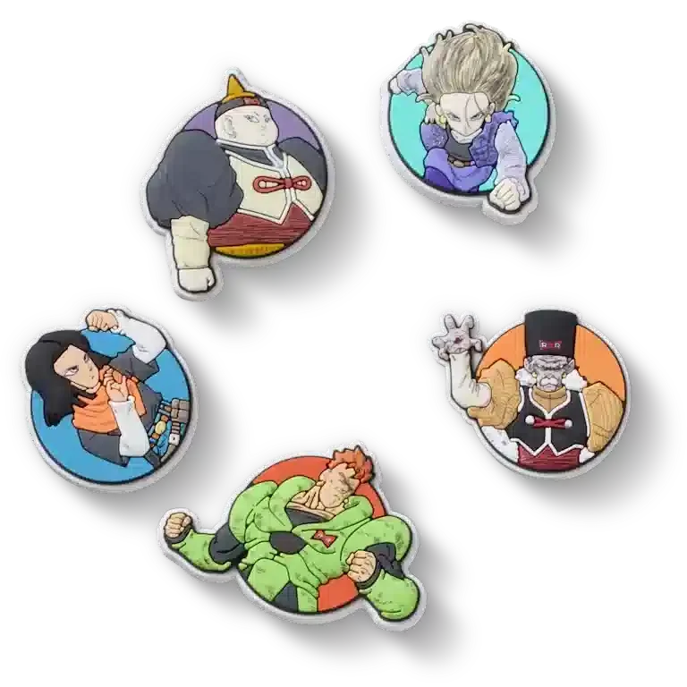Dragon Ball Z 5er-Pack mit 2 Jibbitz-Ansteckern Dragon Ball Z 5er-Pack mit 2 Jibbitz-Ansteckern