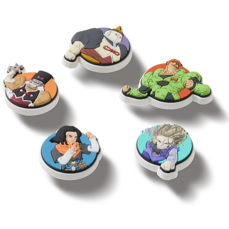 Dragon Ball Z 5er-Pack mit 2 Jibbitz-Ansteckern Dragon Ball Z 5er-Pack mit 2 Jibbitz-Ansteckern