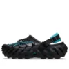 Echo Clog mit reflektierenden Schnürsenkeln «Black Teal»