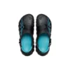 Echo Clog mit reflektierenden Schnürsenkeln «Black Teal»