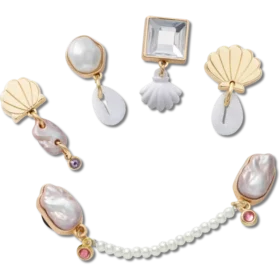 Elevated Pearl 5er-Pack Jibbitz-Anstecker