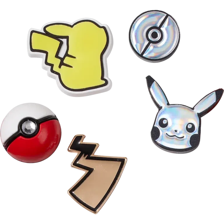 Elevated Pokémon 5er-Pack Jibbitz-Schuhanhänger Elevated Pokémon 5er-Pack Jibbitz-Schuhanhänger