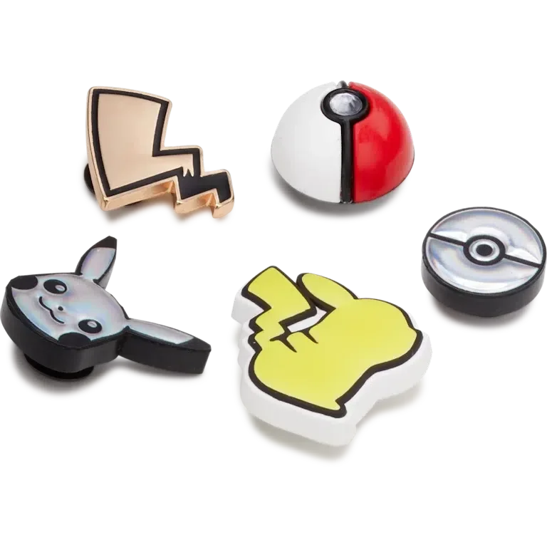 Elevated Pokémon 5er-Pack Jibbitz-Schuhanhänger Elevated Pokémon 5er-Pack Jibbitz-Schuhanhänger