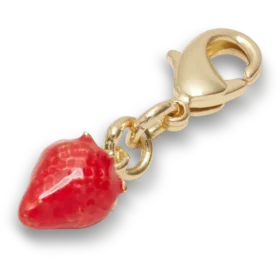 Erdbeer-Charm Jibbitz-Anstecker
