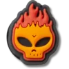Flaming Skull Jibbitz™-Anstecker