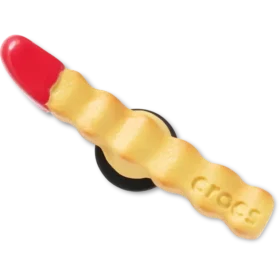 French Fry Dipped in Ketchup Jibbitz™-Anstecker