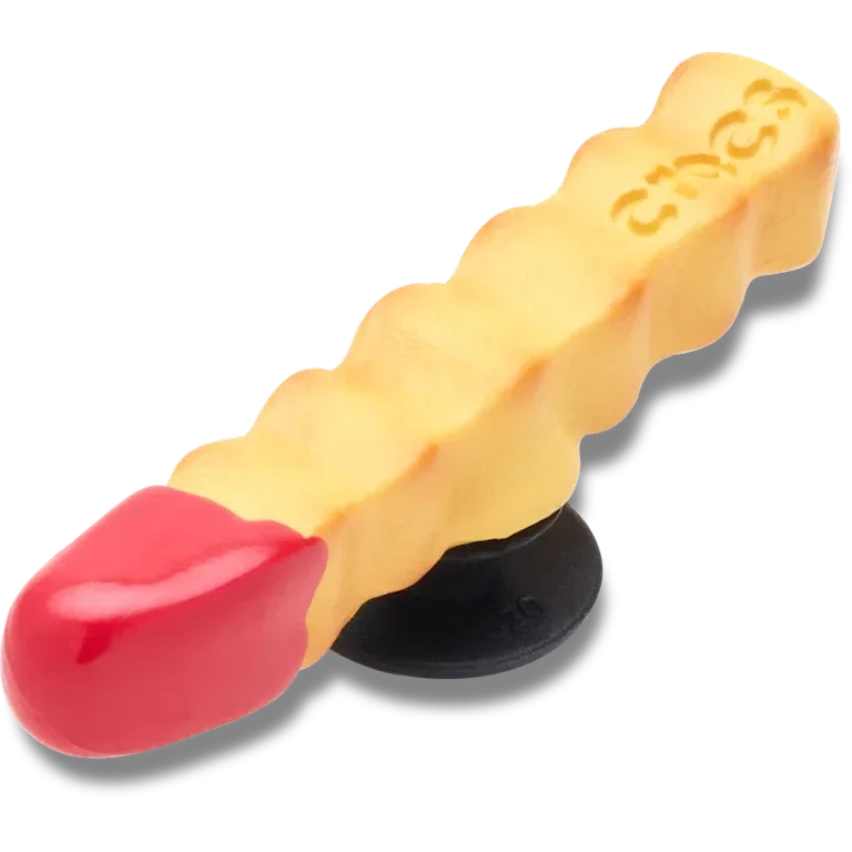 French Fry Dipped in Ketchup Jibbitz™-Anstecker French Fry Dipped in Ketchup Jibbitz™-Anstecker