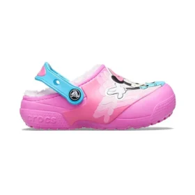 Fun Lab Disney Minnie Clogs mit Futter «Pink Blue»