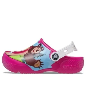 Fun Lab Mascha und der Bär Patch Clogs «Candy Pink»