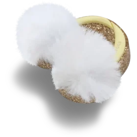 Fuzzy Earmuffs Jibbitz™-Anstecker