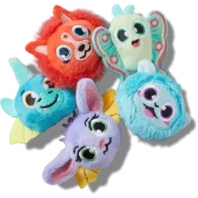Fuzzy Fantasy Animals 5er-Pack Jibbitz-Anstecker