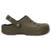 Gefütterte Winter-Clogs «Walnut Espresso»