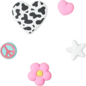 Girly Icon 5er-Pack Jibbitz-Anstecker