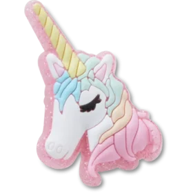 Glitter Unicorn Jibbitz™-Anstecker