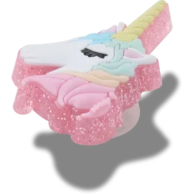 Glitter Unicorn Jibbitz™-Anstecker