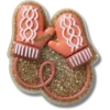 Glitterrosa Fäustlinge Jibbitz™-Anstecker Glitterrosa Fäustlinge Jibbitz™-Anstecker