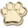Gold Dog Paw Jibbitz™-Anstecker