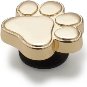 Gold Dog Paw Jibbitz™-Anstecker