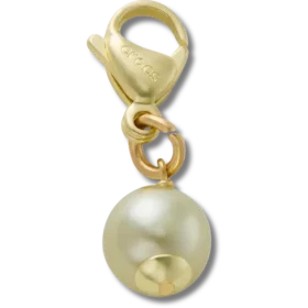 Gold-grüner Smt-Perlen-Jibbitz-Anstecker