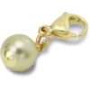 Gold-grüner Smt-Perlen-Jibbitz-Anstecker