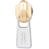 Gold- und Silber-Zipper-Jibbitz™-Anstecker Gold- und Silber-Zipper-Jibbitz™-Anstecker
