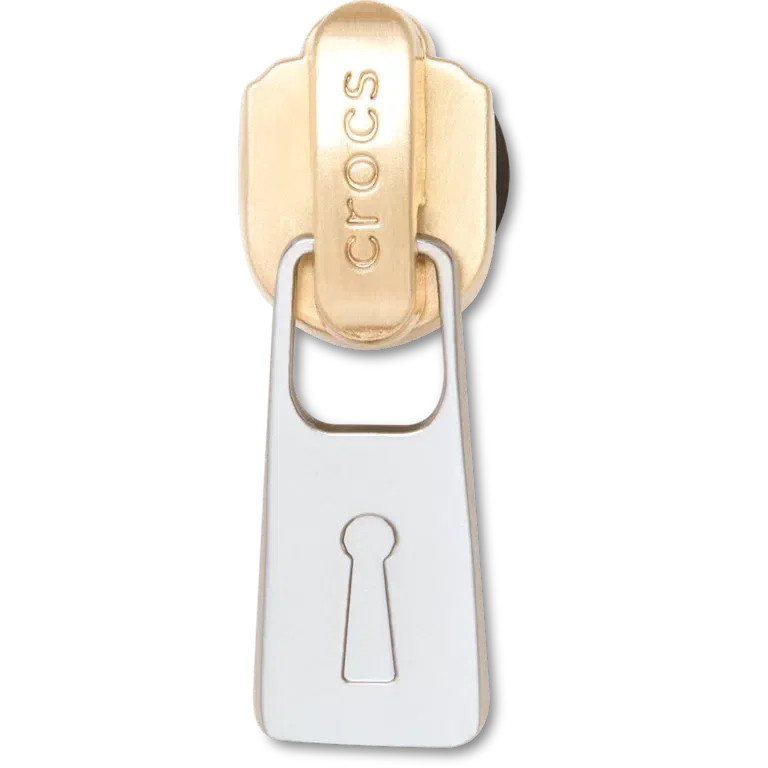 Gold- und Silber-Zipper-Jibbitz™-Anstecker Gold- und Silber-Zipper-Jibbitz™-Anstecker