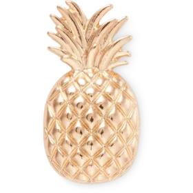 Goldener Ananas-Jibbitz-Schuhanhänger Goldener Ananas-Jibbitz-Schuhanhänger